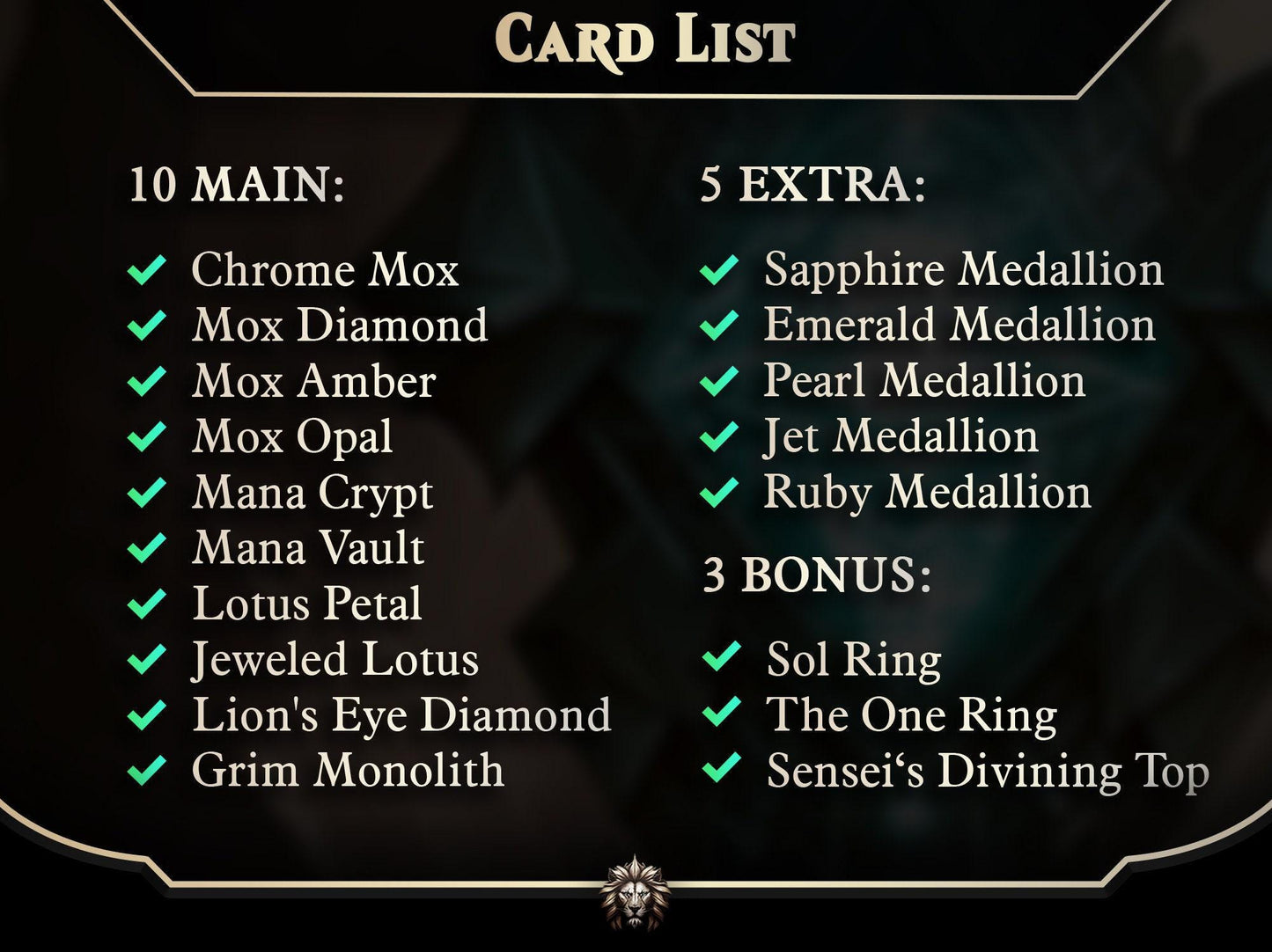 EDH Mana Rocks (Classic)