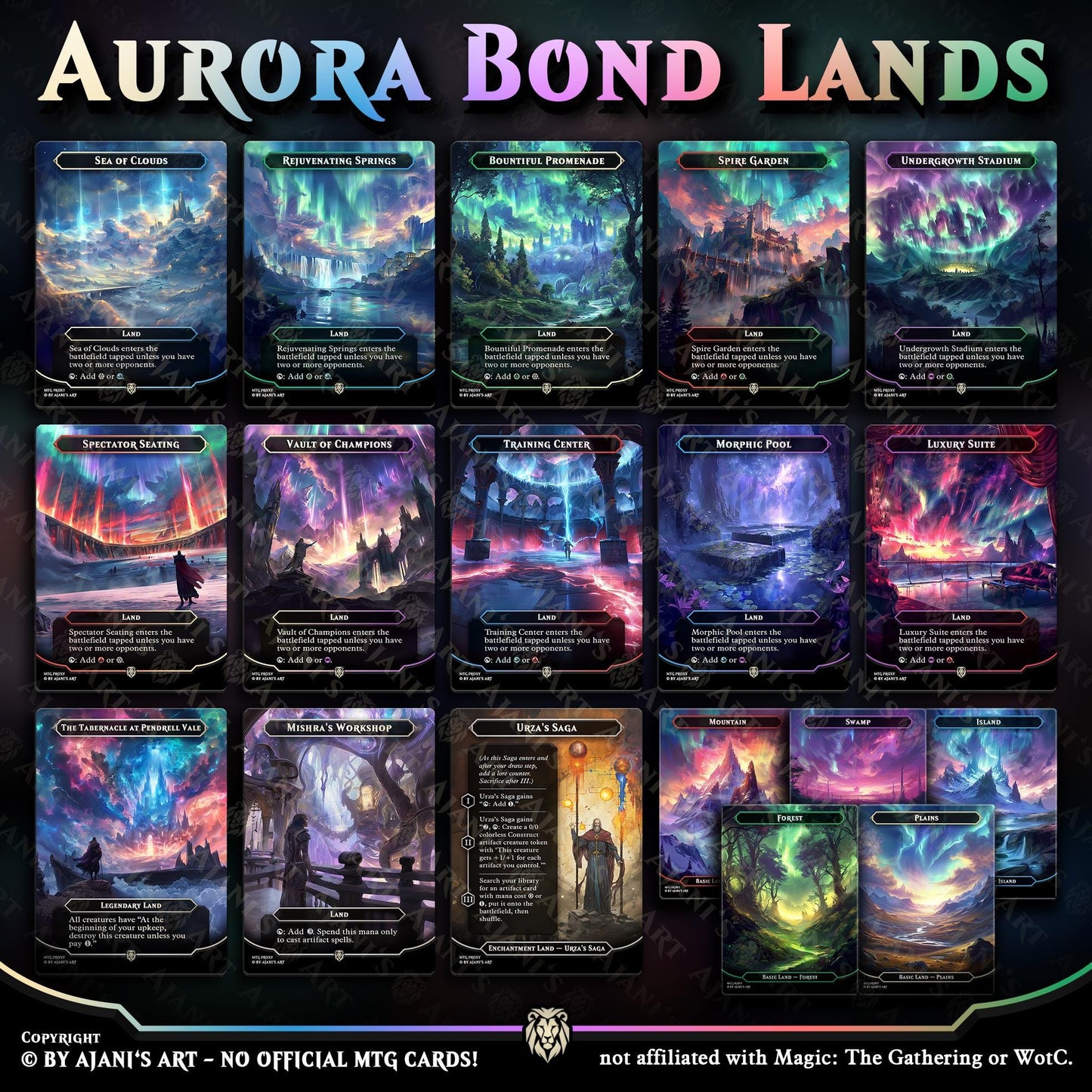 the aurora bond lands card game