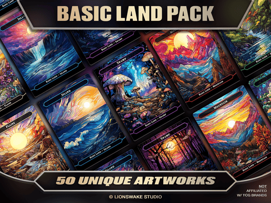 Full Art Basic Land Bundle (Stained Glass)